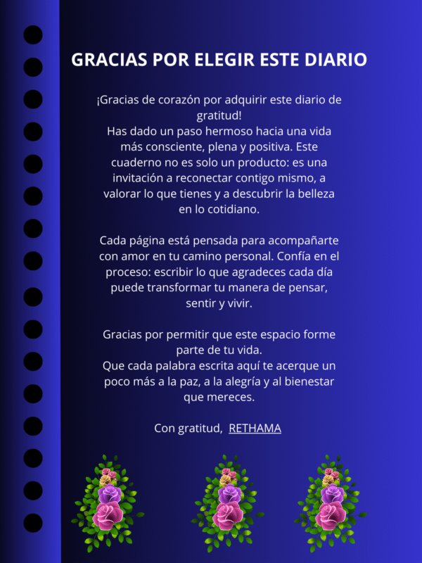 Jardín de mis pensamientos Diario de gratitud - Imagen 7